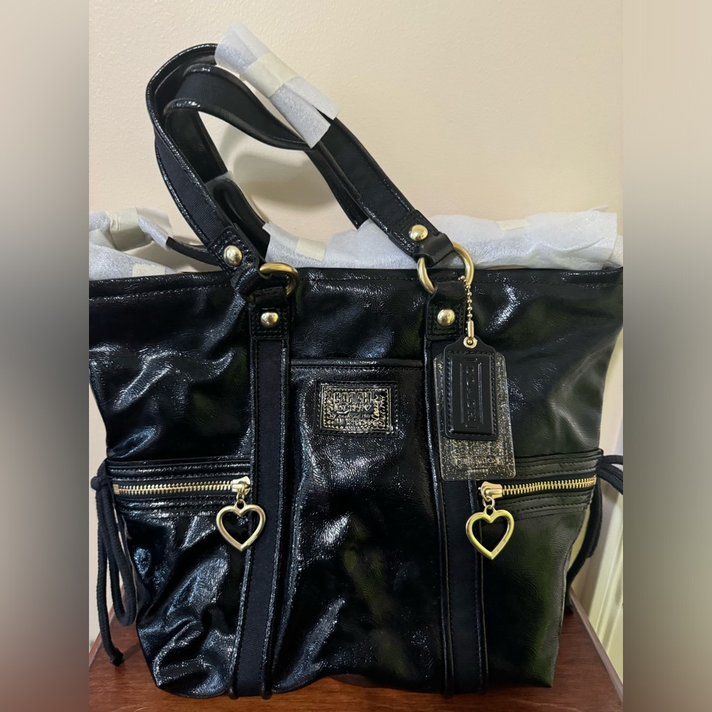 NWT Coach Daisy Liquid Gloss bag